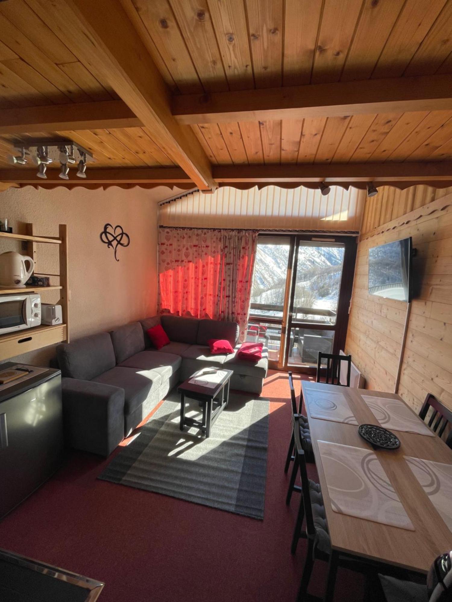 Appartement Plein Sud Cosy 6 Personnes Tres Bien Equipe ,Vue Splendide, Terrasse, Spacieux,Bien Situe, Randonnees,Ski Saint-Sorlin-dʼArves Eksteriør bilde