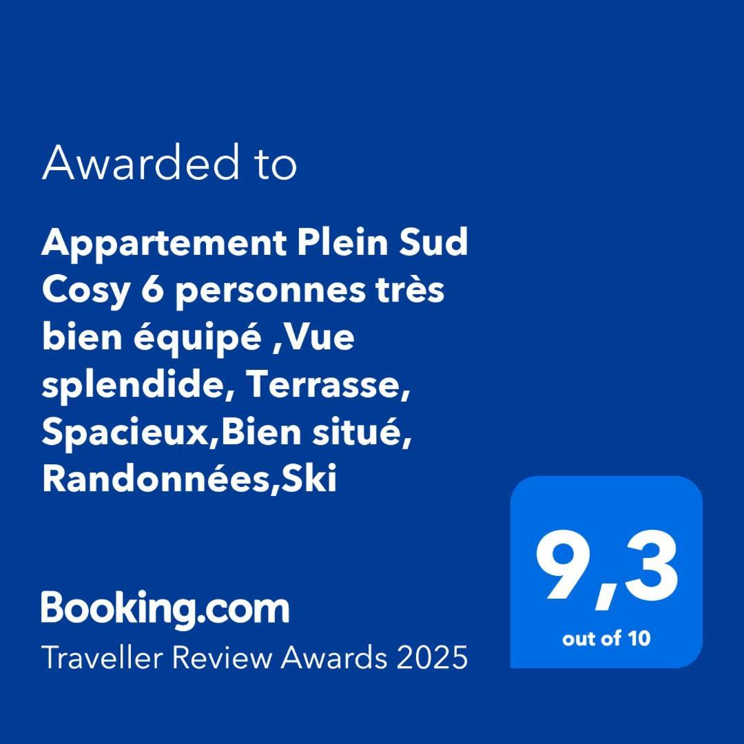 Appartement Plein Sud Cosy 6 Personnes Tres Bien Equipe ,Vue Splendide, Terrasse, Spacieux,Bien Situe, Randonnees,Ski Saint-Sorlin-dʼArves Eksteriør bilde